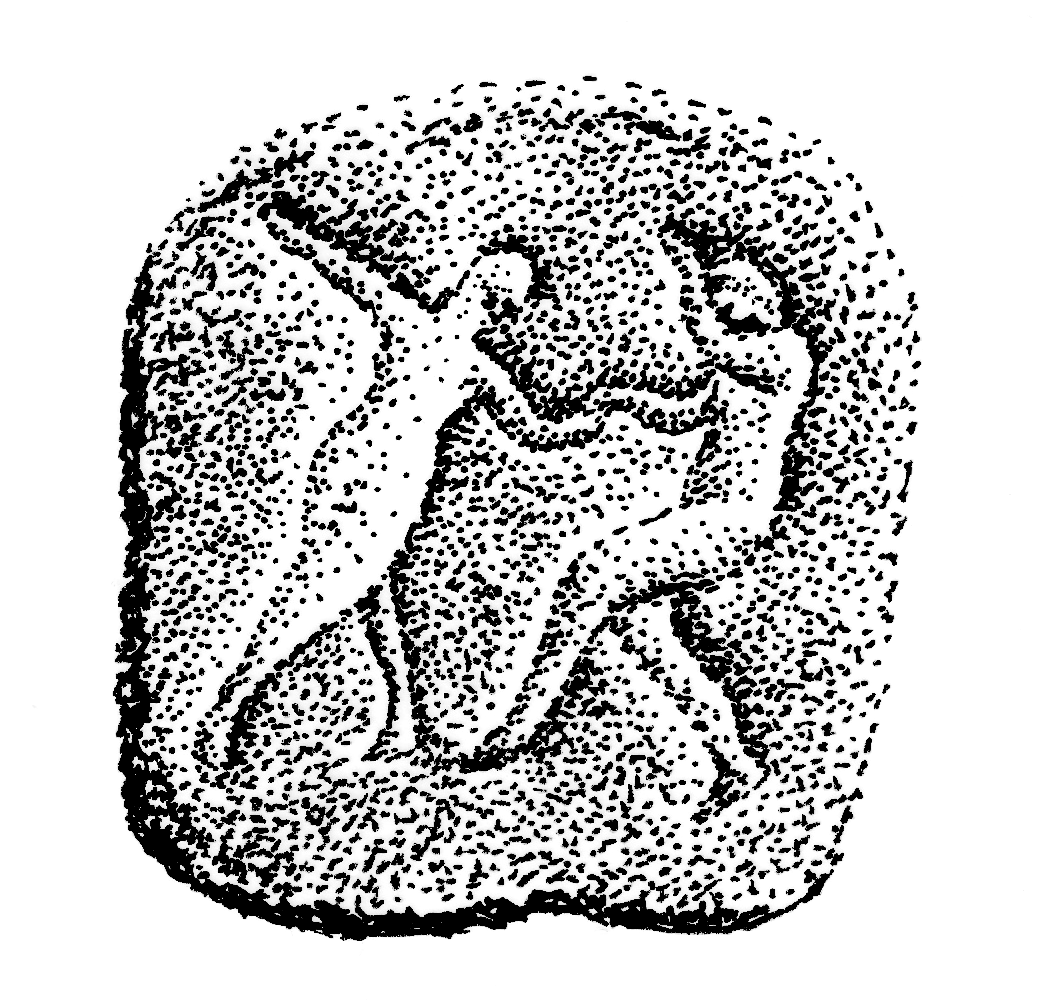 Harp Logo, two abstract forms dance together